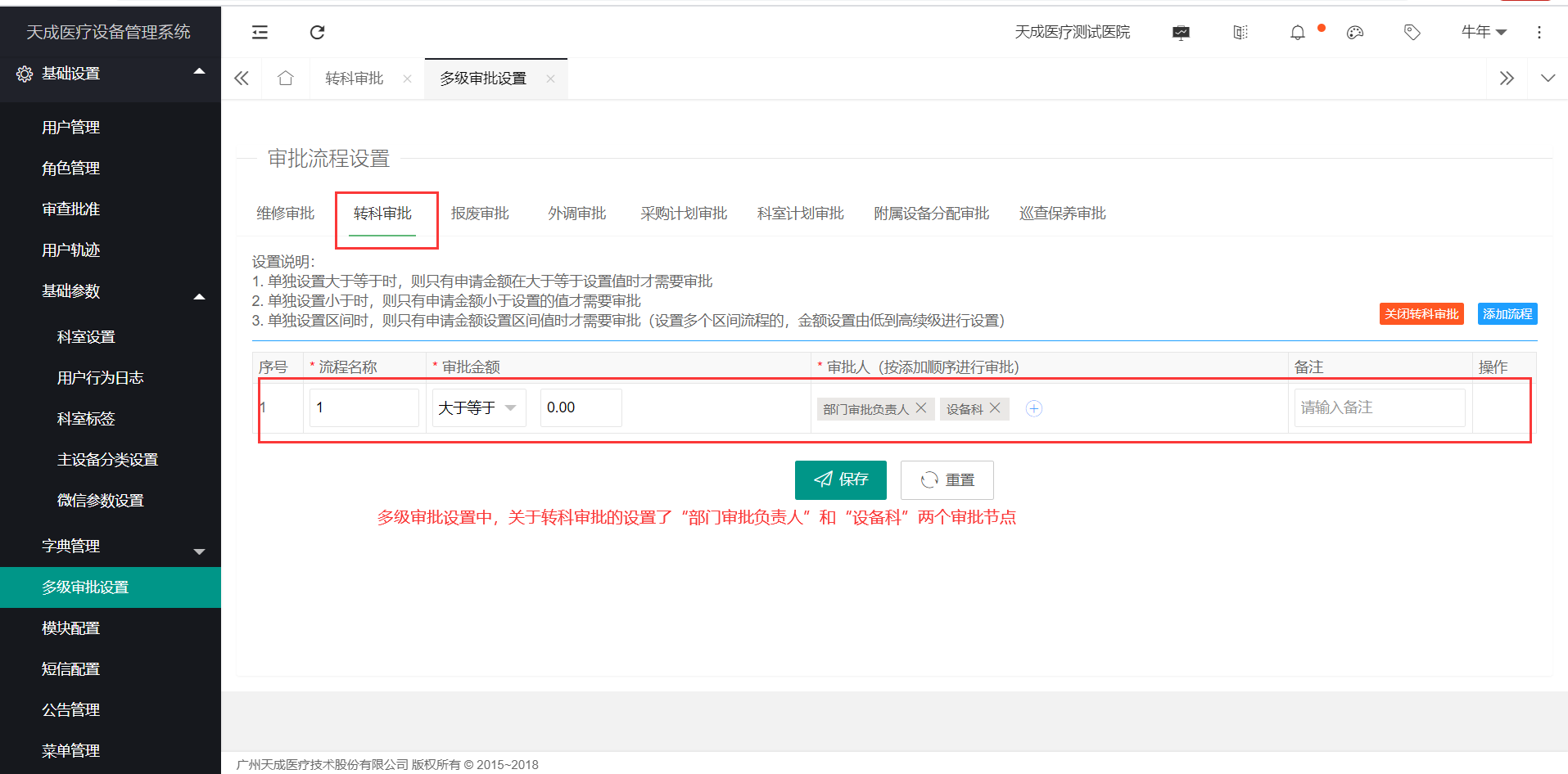 转科审批